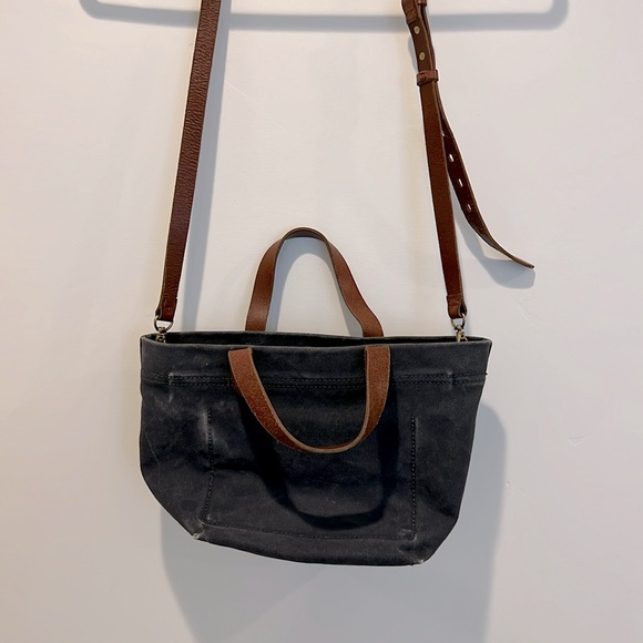 Madewell The Canvas Small Zip-Top Transport Crossbody in Navy - Picture 6 of 6